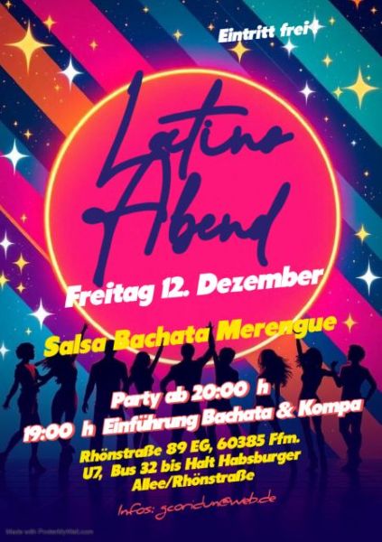 LatinoAbend mit Salsa Bachata Merengue